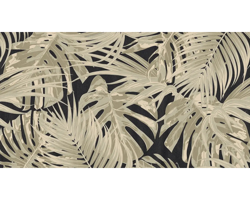 Behang met plantenmotief