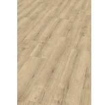 Gelegde laminaatvloer met houtlook.