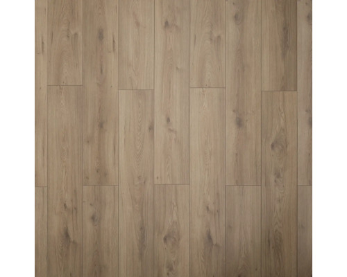 Close-up van panelen met houtlook, die dienen als vloerbedekking