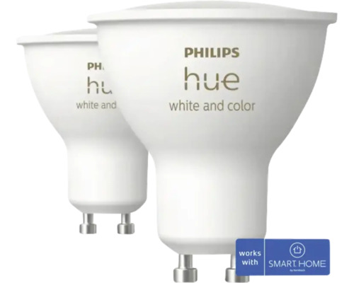 Twee Philips Hue lampen voor binnenshuis
