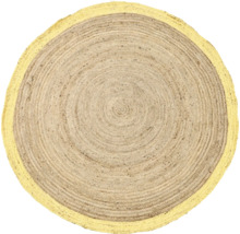 Rond jute vloerkleed