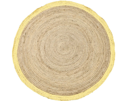 Rond jute vloerkleed