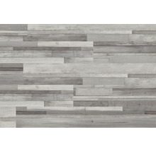 Houten wandbekleding met verschillende grijstinten