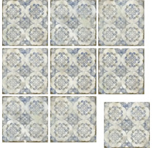 Tegels met decor in vintage stijl