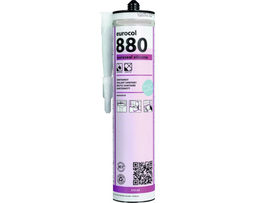 Eurocol 880 Euroseal siliconen sanitairkit, 310 ml