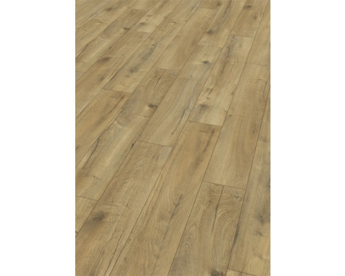 Gelegde laminaatvloer met houtlook
