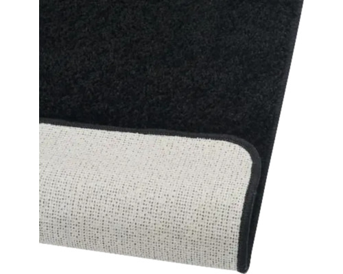 Zwarte schoonloopmat met textielrug