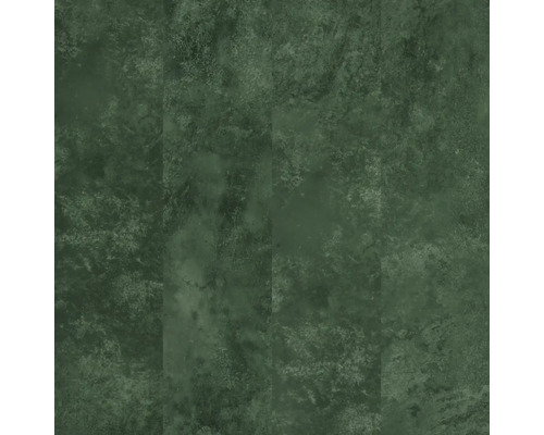 Close-up van een groene vloerbedekking met marmerpatroon