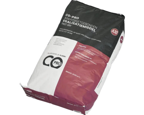 Zak Co-Pro anhydrietgebonden egalisatiemiddel, sneldrogend, 20 kg netto
