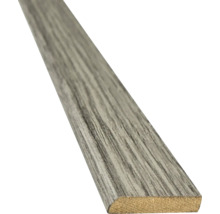 Houten plint met decor