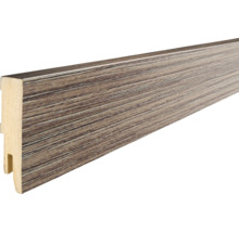 Plint met houten structuur