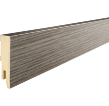 Plint met houten structuur