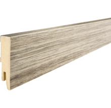 Plint met houten structuur