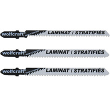 Wolfcraft decoupeerzaagbladen voor laminaat, 3 stuks