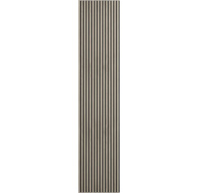 Akoestisch paneel met houten latten