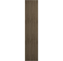 Houten akoestisch paneel met verticale lamellen
