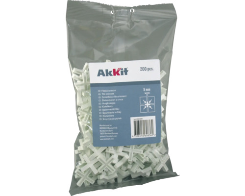 Verpakking tegelkruisjes, 5 mm, 200 stuks