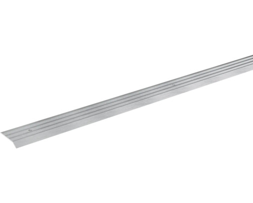 Aluminium trapprofiel met ribbels voor slipvastheid.