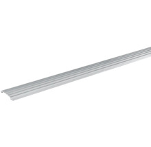 Aluminium overgangsprofiel met geribbeld oppervlak.
