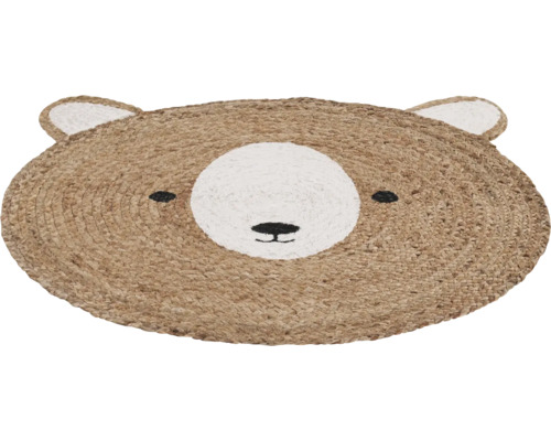 Berengezicht vloerkleed van jute