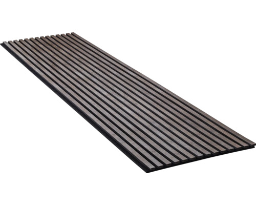 Houten paneel met smalle houten latten