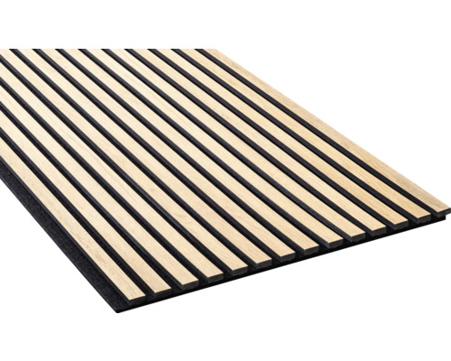 Akoestische plaat met houten latten voor wand- en plafondbekleding