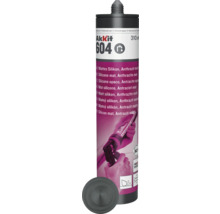 Akkit 604 sanitair siliconenkit, antraciet mat, 310 ml patroon