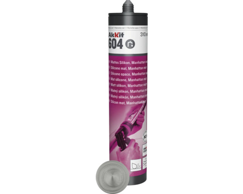 Akkit 604 sanitair siliconen patroon Manhattan mat, 310 ml