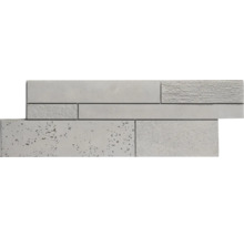 Decoratieve plaat van steenmateriaal met diverse oppervlaktestructuren