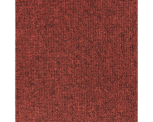 Close-up van een rood tapijt met textuur