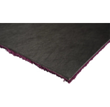 Close-up van een isolatiemat met fleece-coating