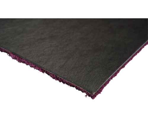 Close-up van een isolatiemat met fleece-coating