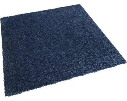 Blauw shaggy vloerkleed