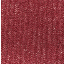Close-up van een rood tapijt met gemêleerd effect