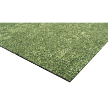 Detailaanzicht van een groen tapijt.