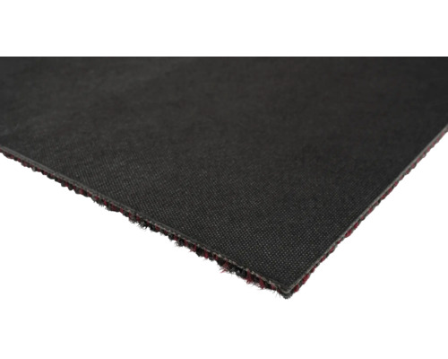 Close-up van een tapijttegel met textielstructuur