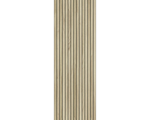 Houten paneel met verticale latten voor wand- en plafondafwerking