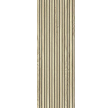 Houten paneel met lamellenstructuur voor wanddecoratie