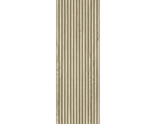 Houten paneel met lamellenstructuur voor wanddecoratie