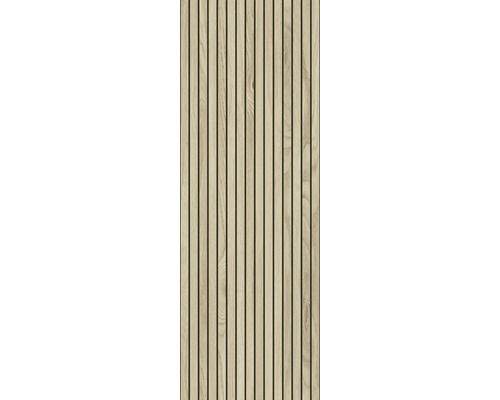 Houten paneel met verticale latten voor wandbekleding