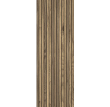 Houten paneel met lattenstructuur