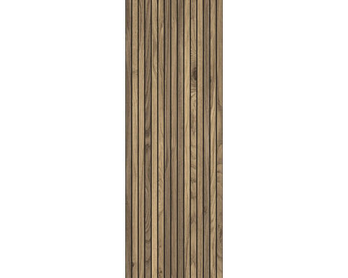Houten paneel met lattenstructuur