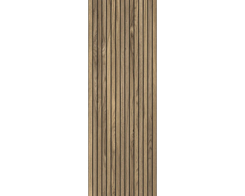 Houten paneel met verticale lamellen voor wand- en plafonddecoratie