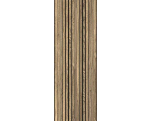 Houten paneel met lattenstructuur