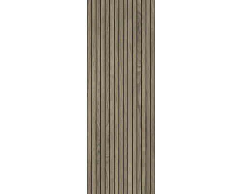 Houten paneel met lamellenstructuur voor wand- en plafondbekleding