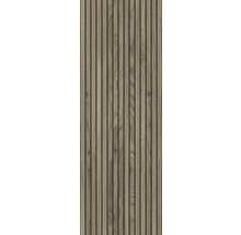 Akoestisch paneel met houten ribben
