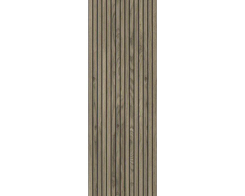 Akoestisch paneel met houten ribben