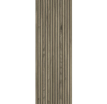 Houten paneel met verticale lamellen voor wand- of plafondbekleding