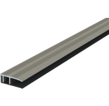 Aluminium trapkantprofiel met rubberen lip