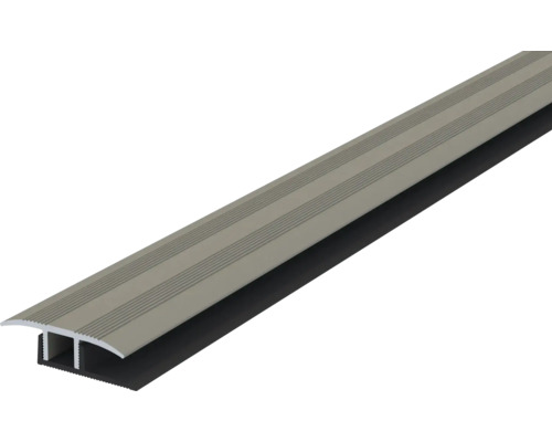 Aluminium vloerovergangsprofiel met geribbeld oppervlak
